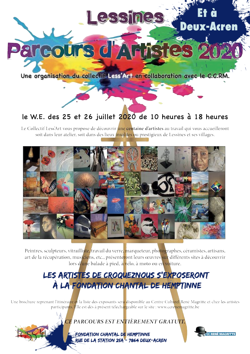 affiche-parcours-artiste-lessines-croqueznous-fondation-chantal-de-hemptinne