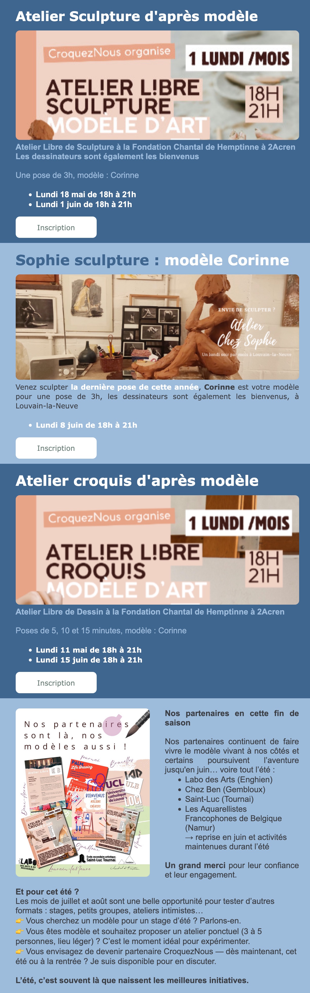 Le printemps réveille les artistes et si cétait votre tour