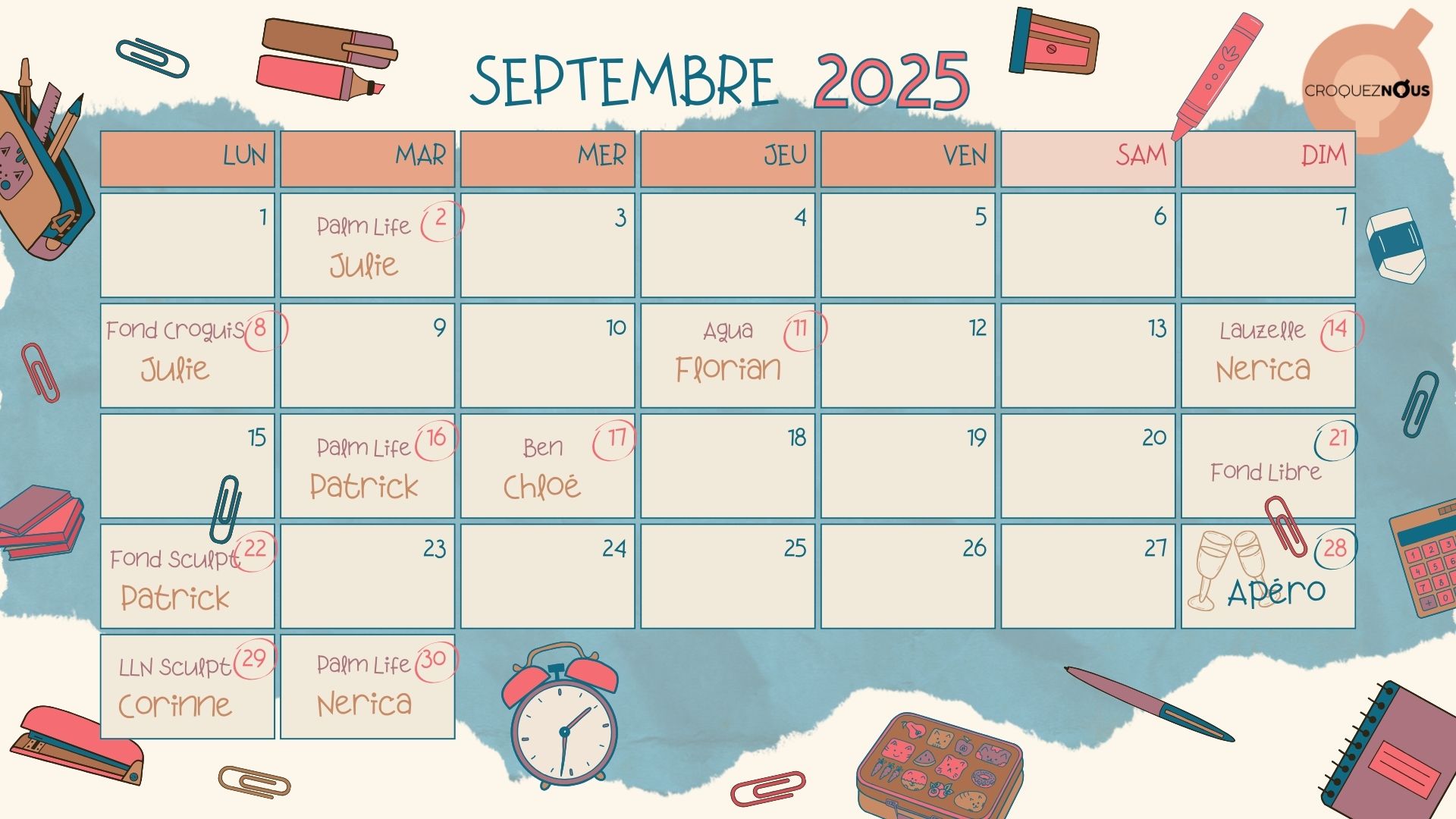 agenda sept25